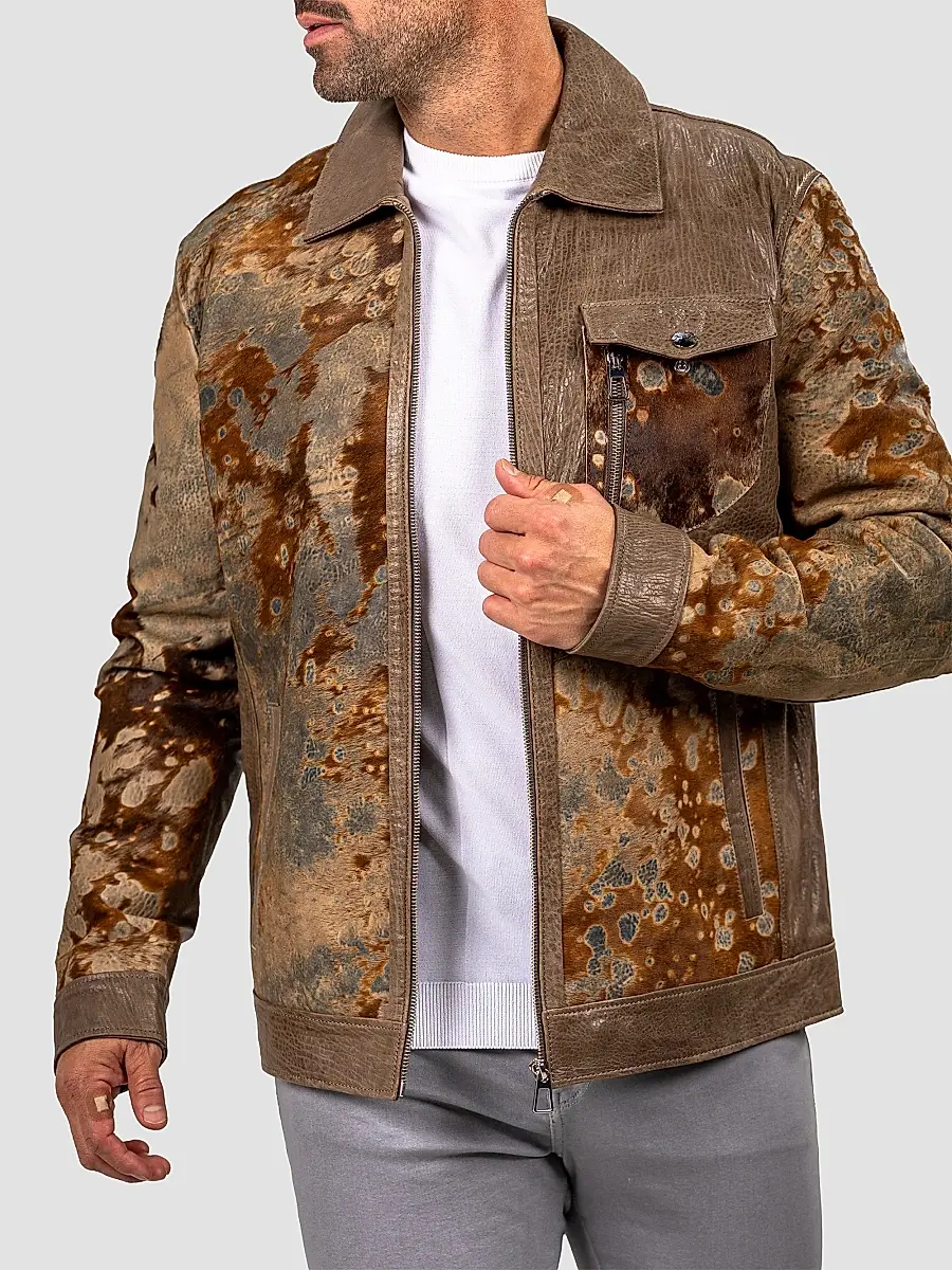 Maceoo Men's Marthyr Cowhide Jacket | Thumbnail 8 Maceoo Men's Marthyr Cowhide Jacket | Thumbnail 8