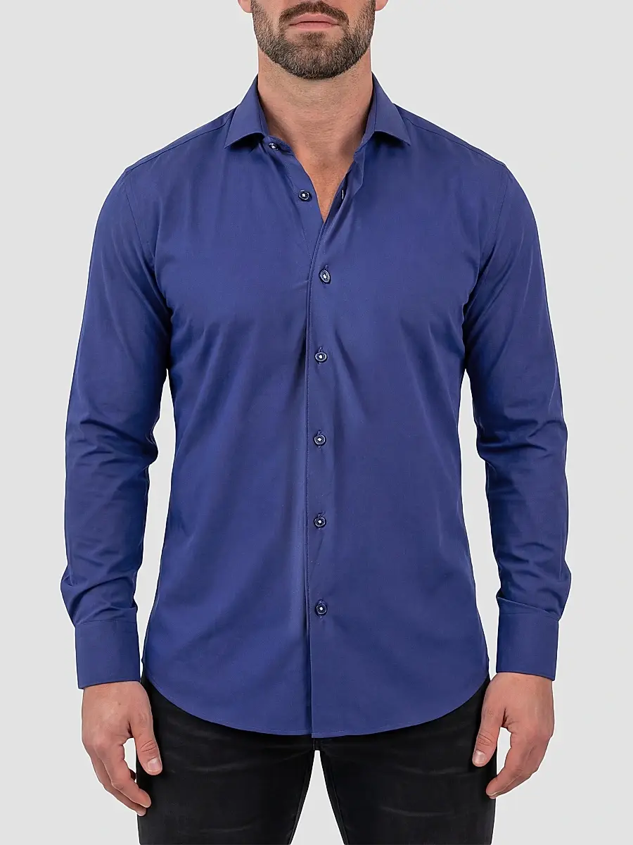 Maceoo Men's Eins Stretch Shirt | Thumbnail 2 Maceoo Men's Eins Stretch Shirt | Thumbnail 2
