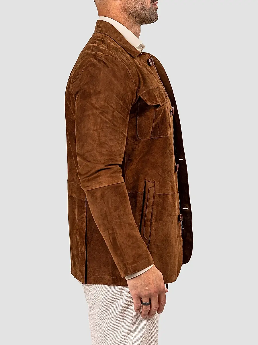 Maceoo Men's Marthyr Suede Jacket | Thumbnail 5 Maceoo Men's Marthyr Suede Jacket | Thumbnail 5