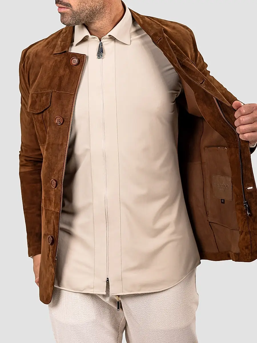 Maceoo Men's Marthyr Suede Jacket | Thumbnail 7 Maceoo Men's Marthyr Suede Jacket | Thumbnail 7