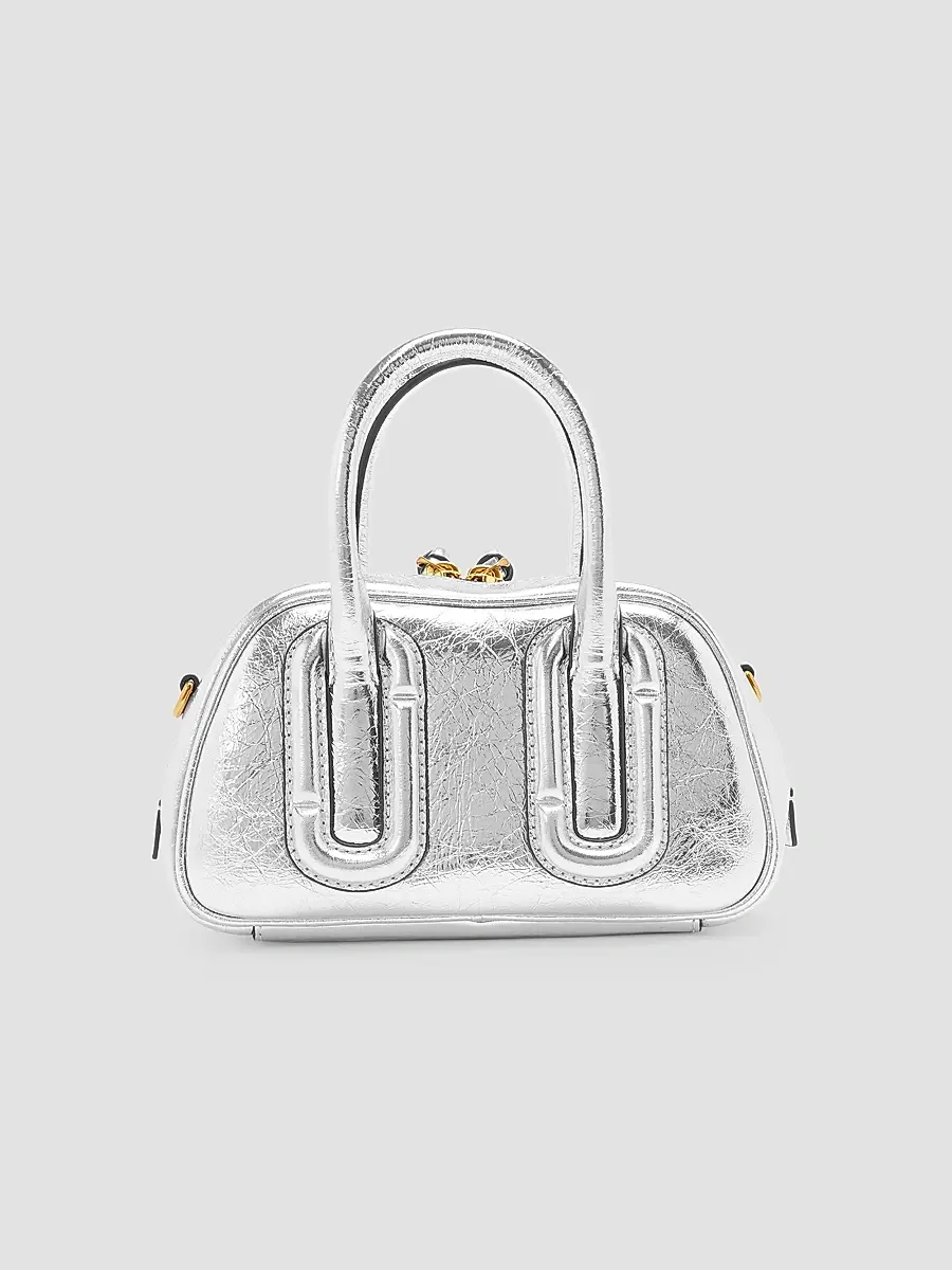 Marc Jacobs Women's Babe Metallic Micro Top Handle Crossbody Bag | Thumbnail 3 Marc Jacobs Women's Babe Metallic Micro Top Handle Crossbody Bag | Thumbnail 3