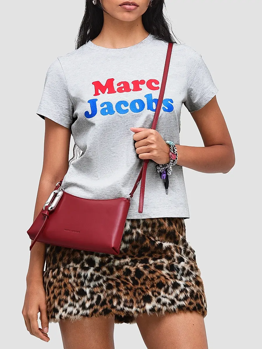 Marc Jacobs Women's Scene Leather Convertible Mini Pouch Bag | Thumbnail 2