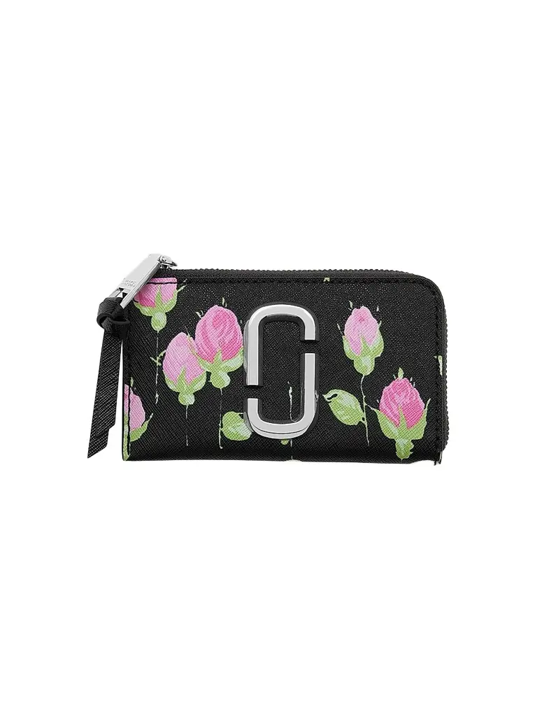 Marc Jacobs Women's The Snapshot Vintage Floral Top Zip Multi Wallet | Image 1 Marc Jacobs Women's The Snapshot Vintage Floral Top Zip Multi Wallet | Image 1