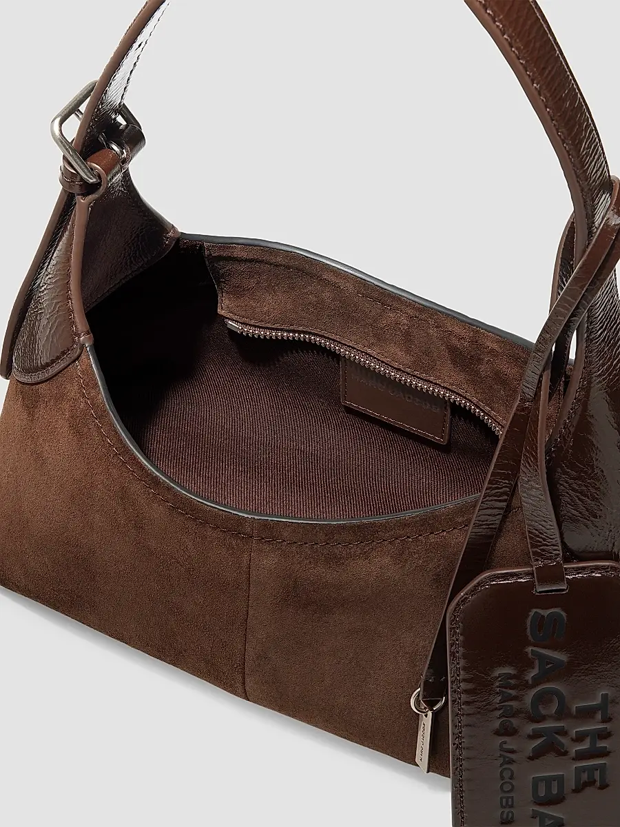 Marc Jacobs Women's Small Belted Sack Suede Shoulder Bag | Thumbnail 4 Marc Jacobs Women's Small Belted Sack Suede Shoulder Bag | Thumbnail 4