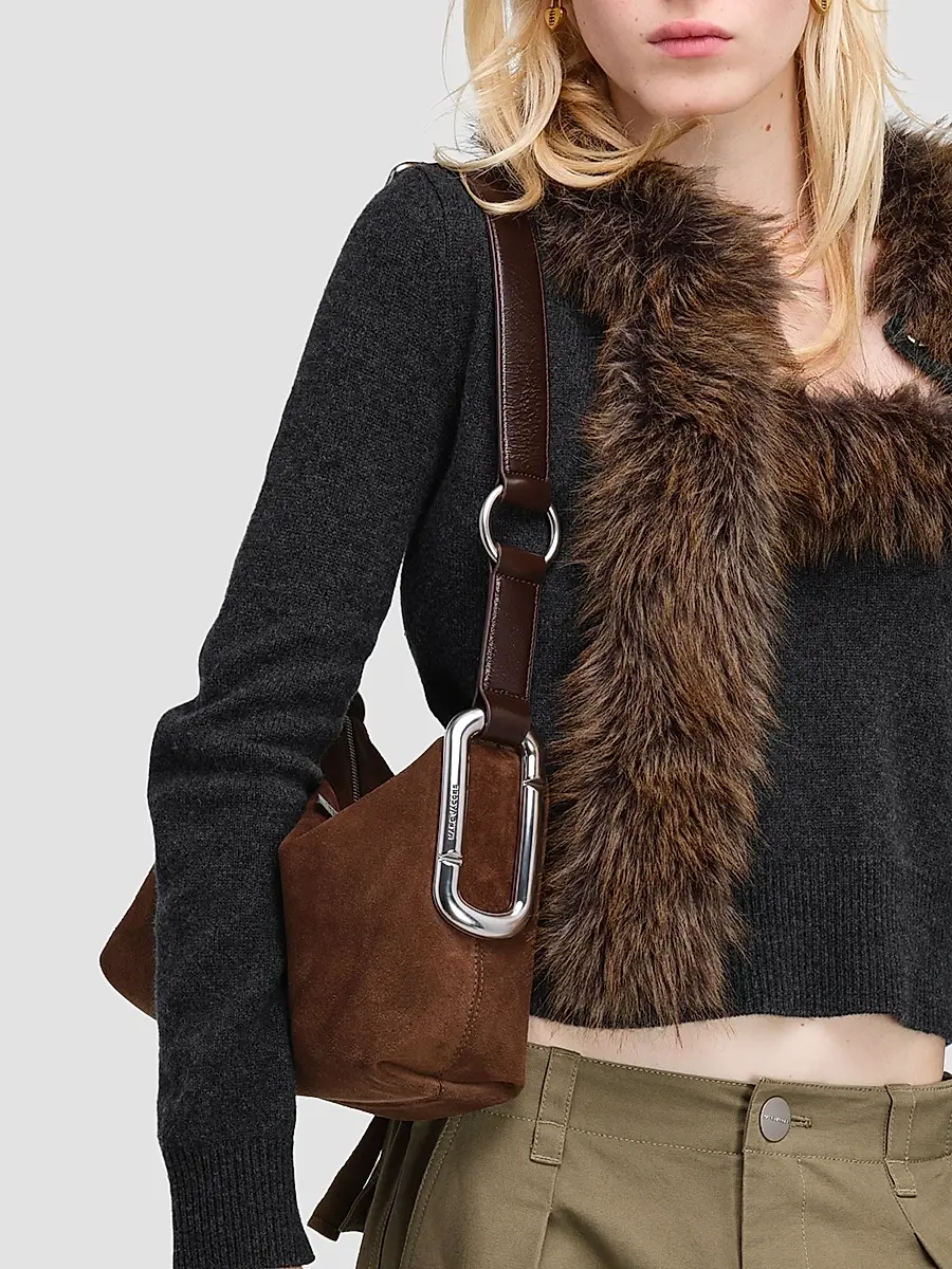 Marc Jacobs Women's Scene Suede Medium Shoulder Bag | Thumbnail 2 Marc Jacobs Women's Scene Suede Medium Shoulder Bag | Thumbnail 2