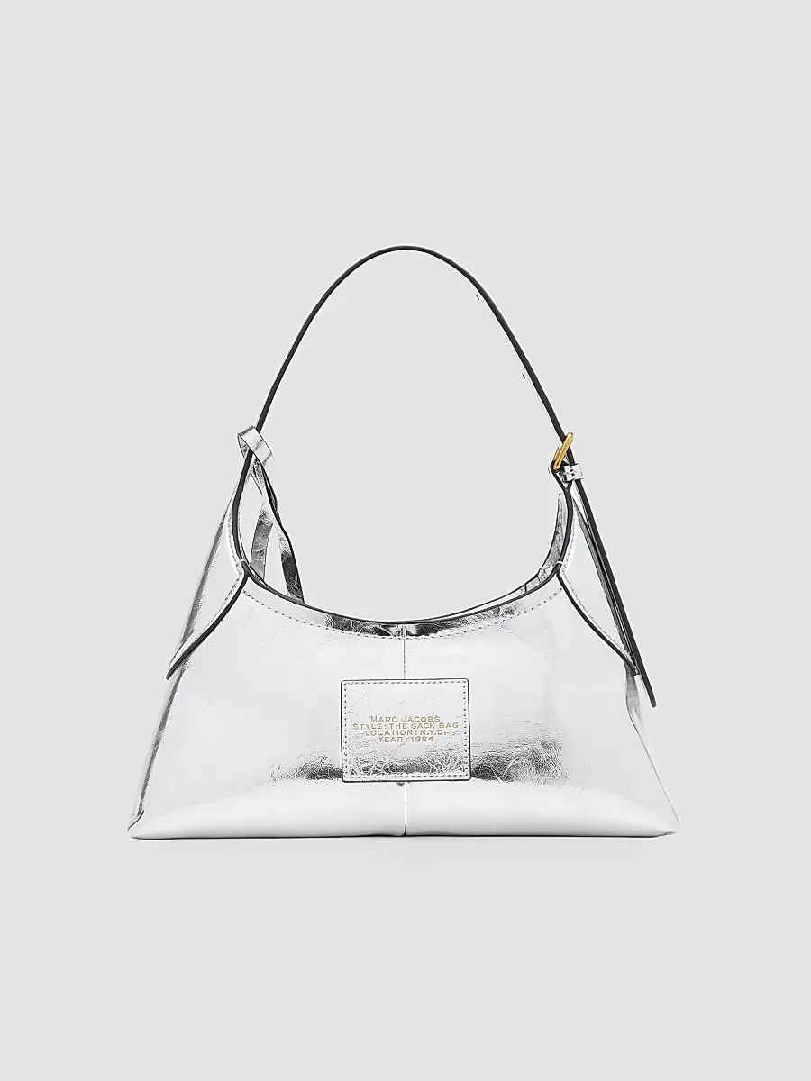 Marc Jacobs Women's Small Belted Sack Metallic Leather Shoulder Bag | Thumbnail 3 Marc Jacobs Women's Small Belted Sack Metallic Leather Shoulder Bag | Thumbnail 3