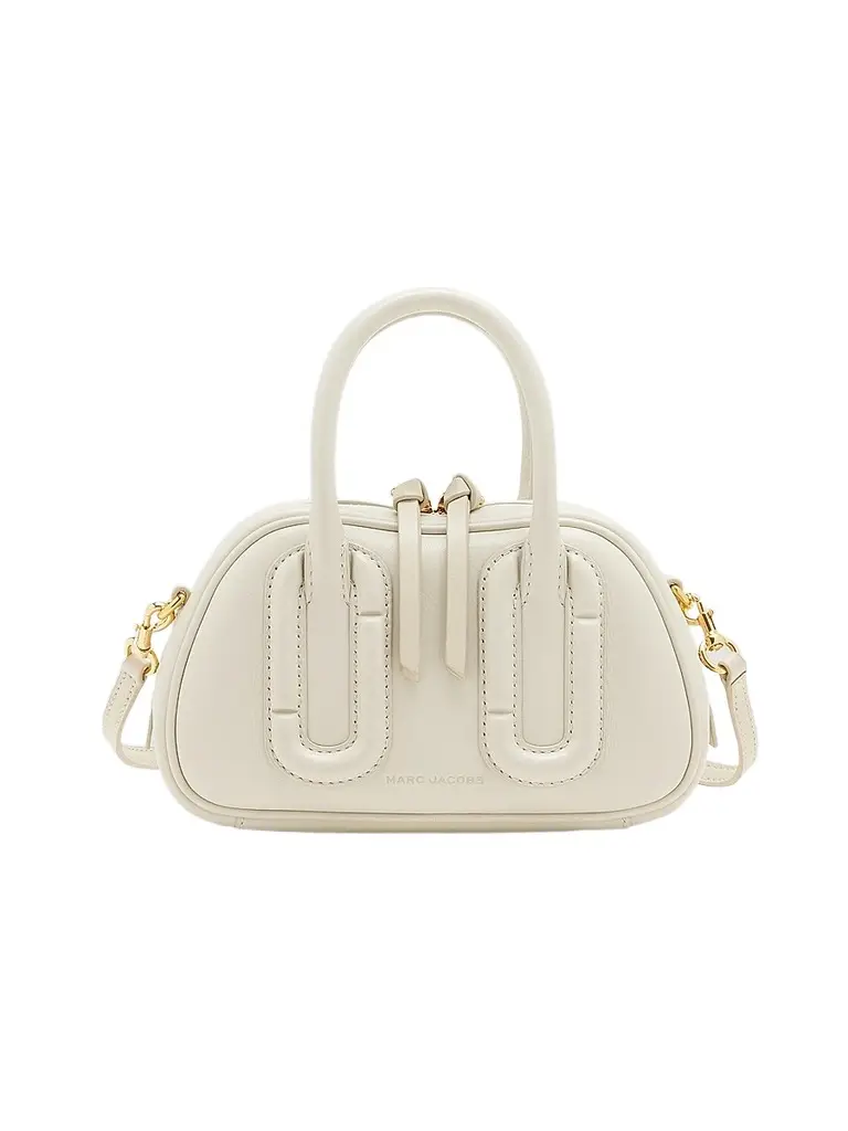 Marc Jacobs Women's The Micro Bauletto Babe Mini Top Handle Bag - Cloud White | Image 1 Marc Jacobs Women's The Micro Bauletto Babe Mini Top Handle Bag - Cloud White | Image 1