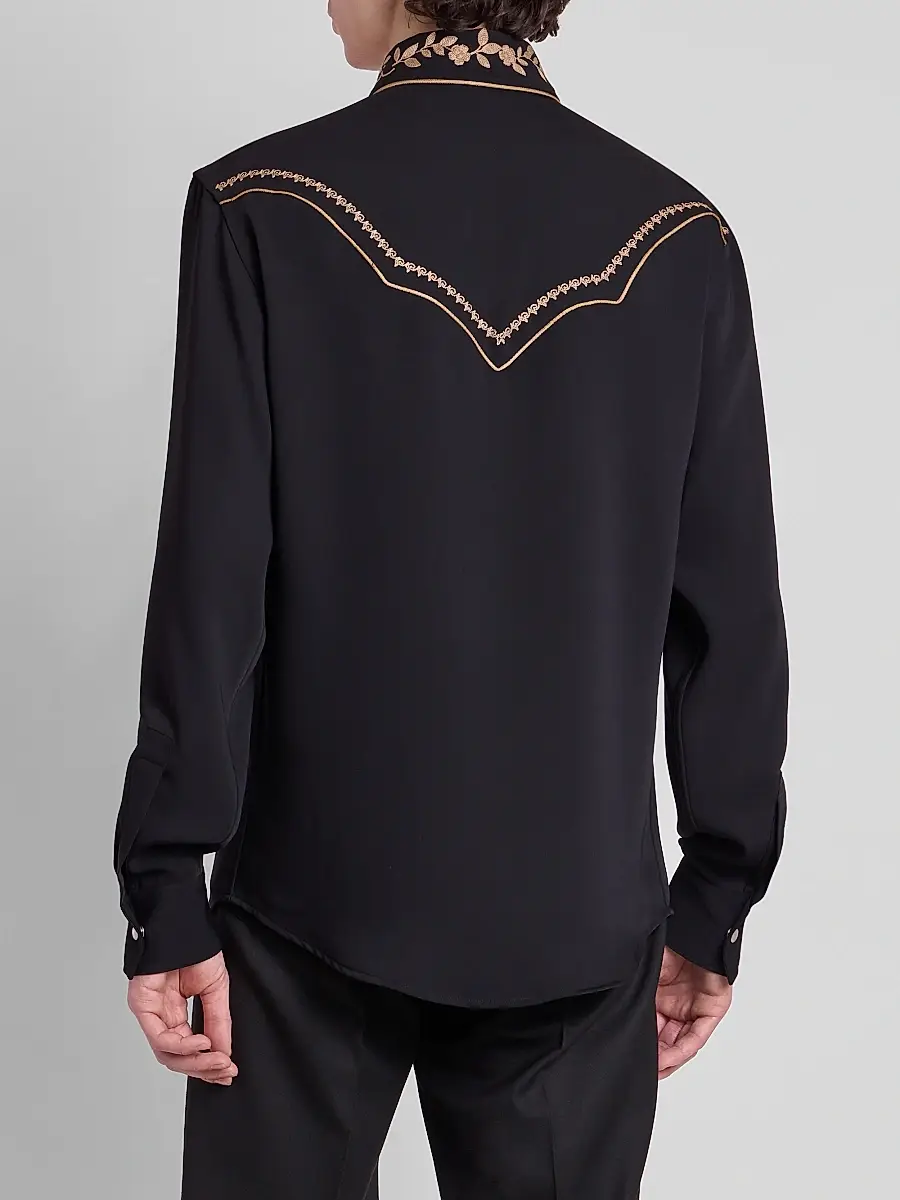 AMIRI Men's Western Embroidered Shirt | Thumbnail 3 AMIRI Men's Western Embroidered Shirt | Thumbnail 3