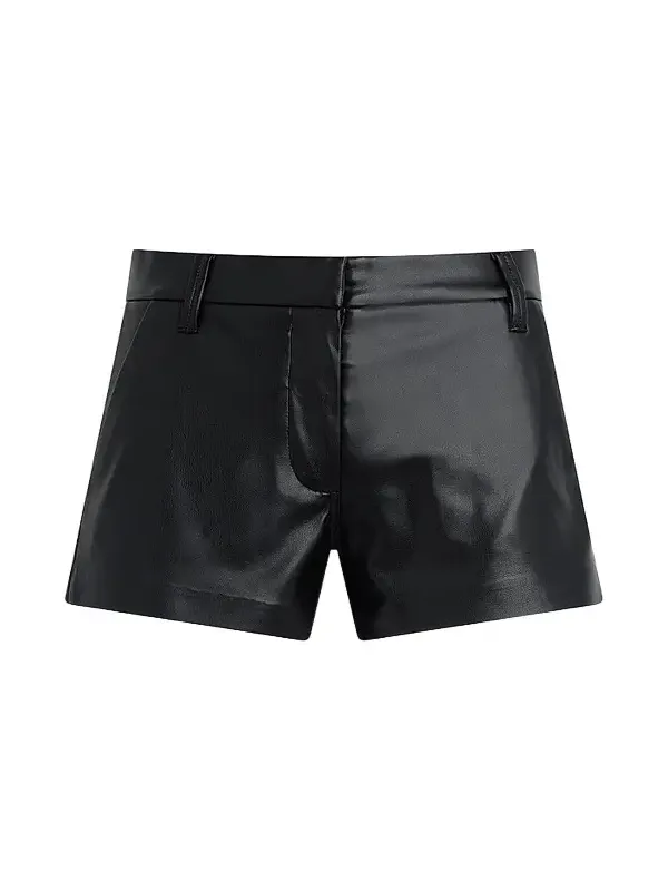 Women's Faux Leather Mini Shorts Women's Faux Leather Mini Shorts