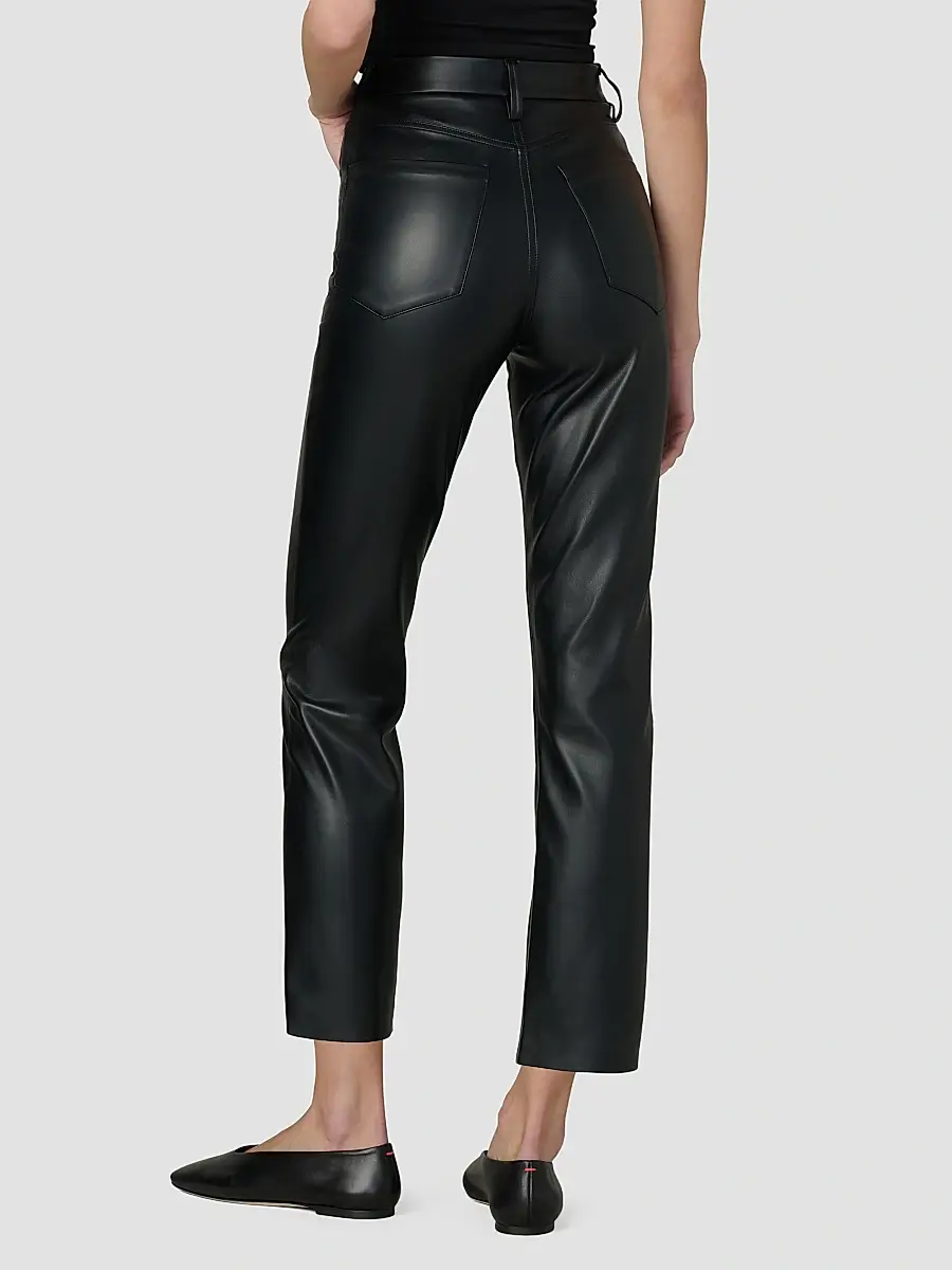 Joe's Jeans Women's The Lyra Slim Faux Leather Pants | Thumbnail 3 Joe's Jeans Women's The Lyra Slim Faux Leather Pants | Thumbnail 3