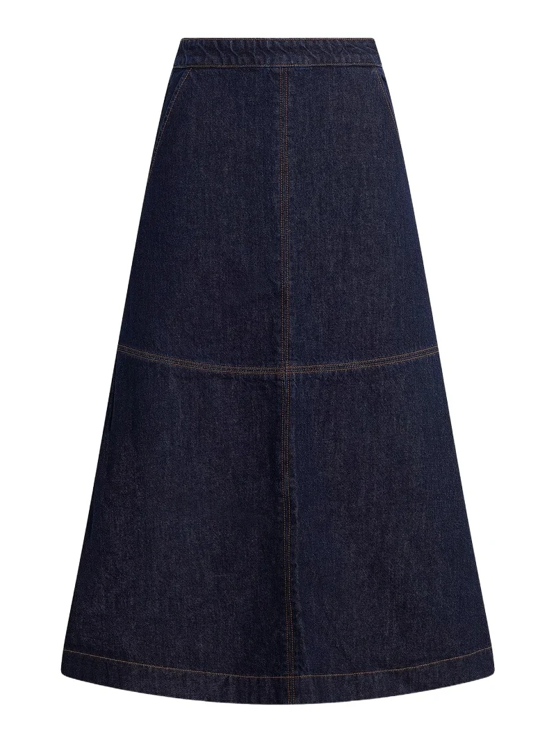 Women's The Tavi Denim Midi Skirt Women's The Tavi Denim Midi Skirt