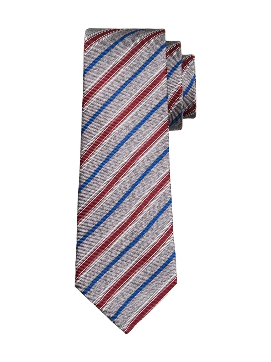 Kiton Men's Striped Silk Tie