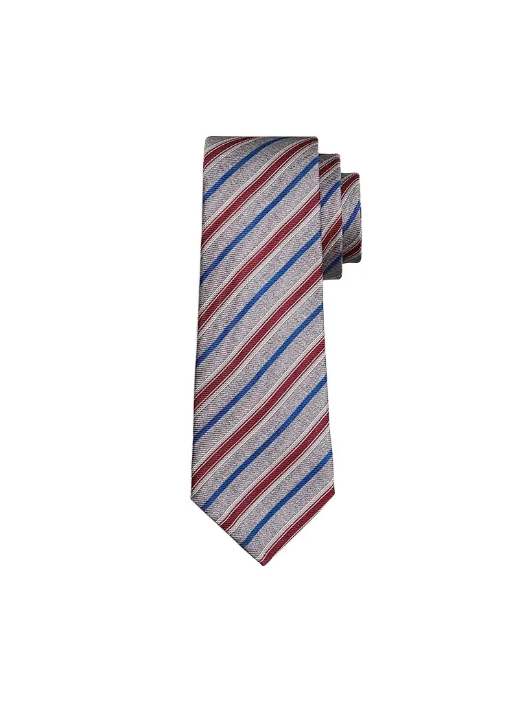 Kiton Men's Striped Silk Tie | Image 1 Kiton Men's Striped Silk Tie | Image 1