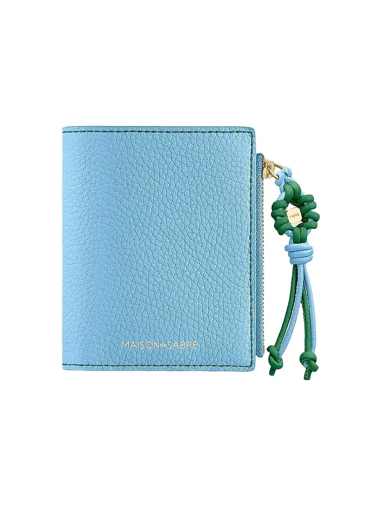 MAISON de SABRÉ Women's Bloom Edition Leather Bifold Wallet - Sky Emerald | Image 1 MAISON de SABRÉ Women's Bloom Edition Leather Bifold Wallet - Sky Emerald | Image 1