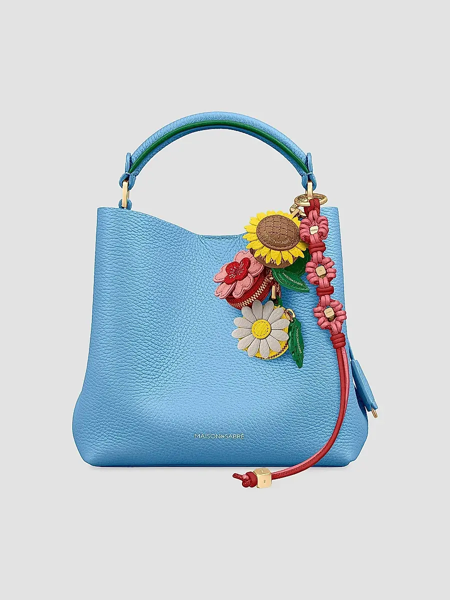 MAISON de SABRÉ Women's Bloom Edition Leather Wristlet Charm | Thumbnail 2 MAISON de SABRÉ Women's Bloom Edition Leather Wristlet Charm | Thumbnail 2