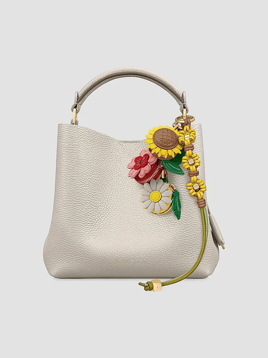 MAISON de SABRÉ Women's Bloom Edition Leather Wristlet Charm | Thumbnail 2 MAISON de SABRÉ Women's Bloom Edition Leather Wristlet Charm | Thumbnail 2