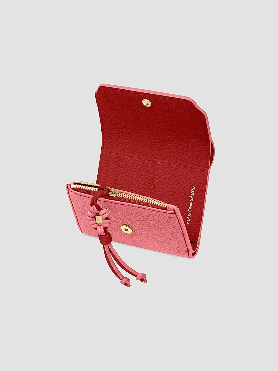 MAISON de SABRÉ Women's Bloom Edition Leather Trifold Wallet | Thumbnail 2 MAISON de SABRÉ Women's Bloom Edition Leather Trifold Wallet | Thumbnail 2