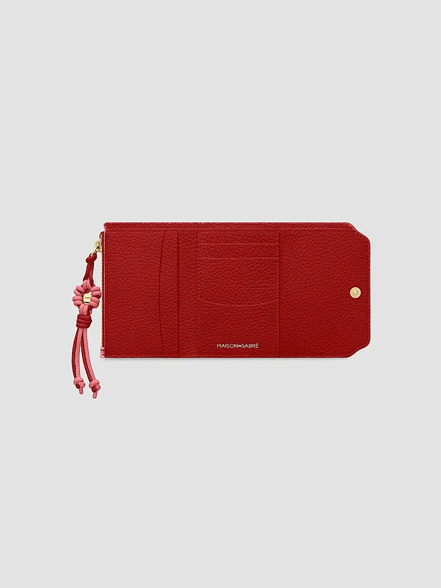 MAISON de SABRÉ Women's Bloom Edition Leather Trifold Wallet | Thumbnail 5 MAISON de SABRÉ Women's Bloom Edition Leather Trifold Wallet | Thumbnail 5