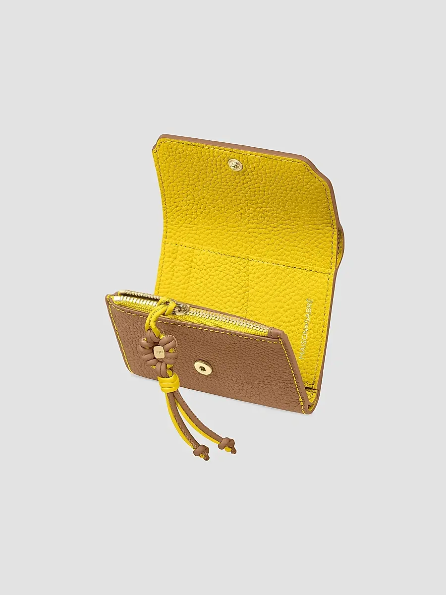 MAISON de SABRÉ Women's Bloom Edition Leather Trifold Wallet | Thumbnail 2 MAISON de SABRÉ Women's Bloom Edition Leather Trifold Wallet | Thumbnail 2