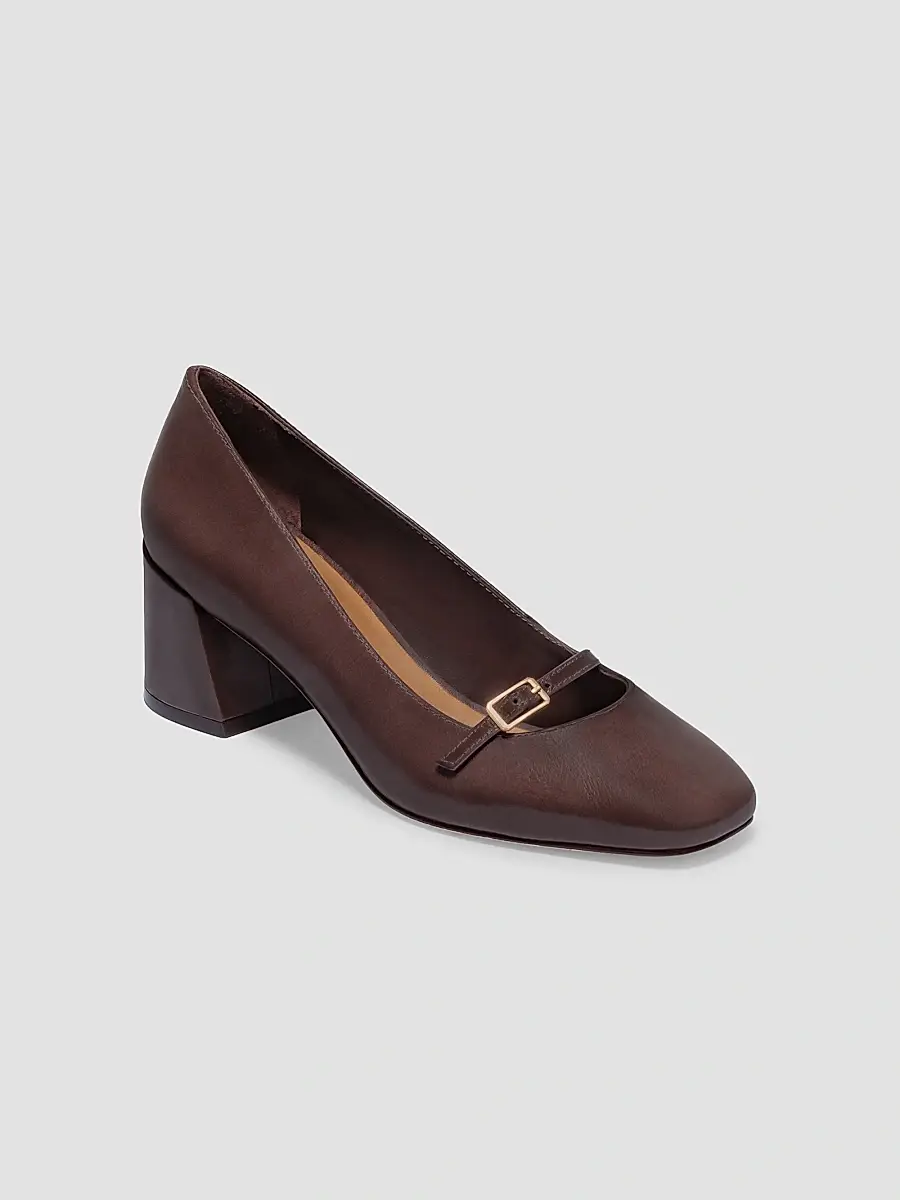 Bernardo Women's Amelie Block Heel Mary Jane Pumps | Thumbnail 2 Bernardo Women's Amelie Block Heel Mary Jane Pumps | Thumbnail 2