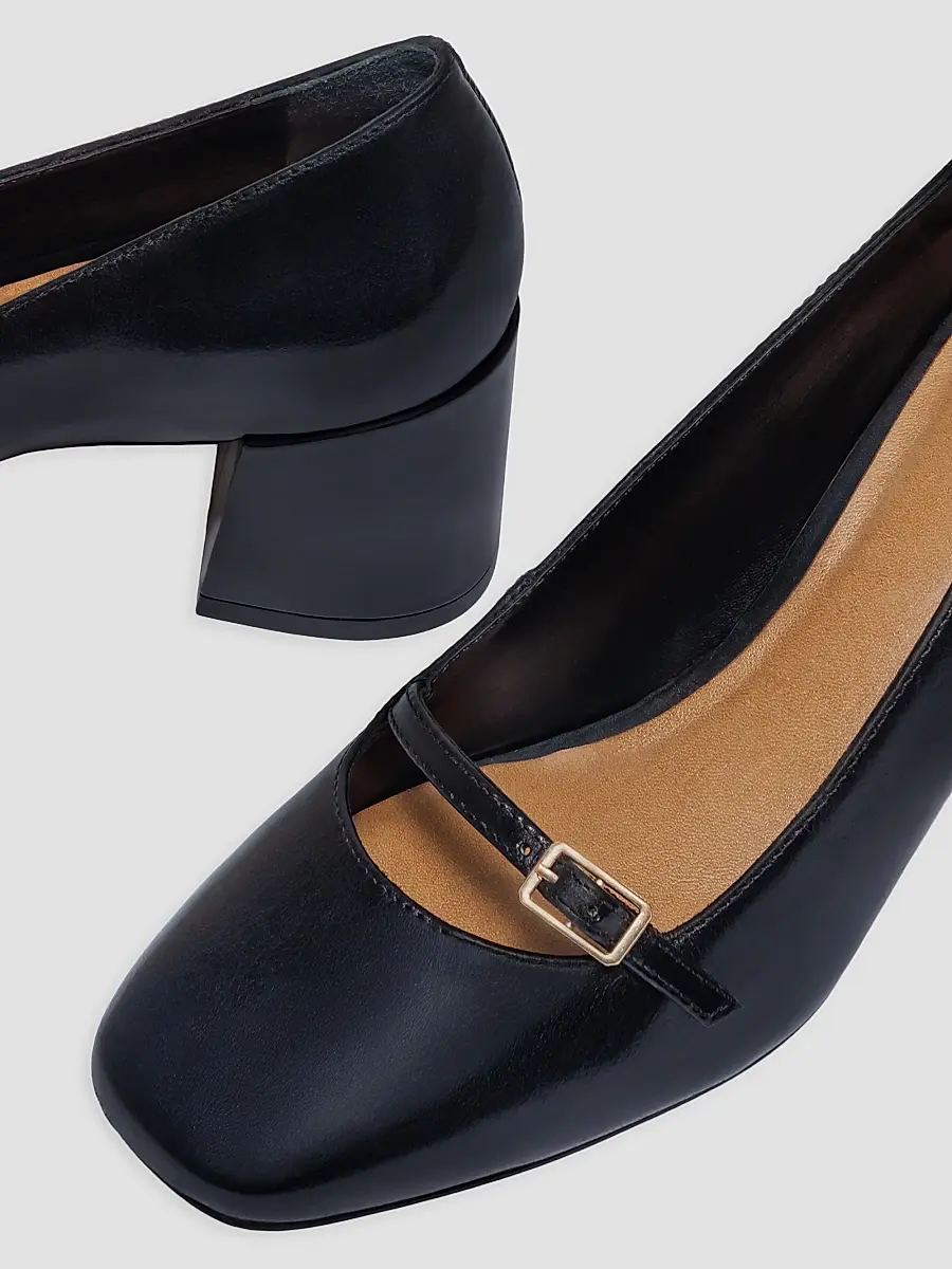 Bernardo Women's Amelie Block Heel Mary Jane Pumps | Thumbnail 5 Bernardo Women's Amelie Block Heel Mary Jane Pumps | Thumbnail 5