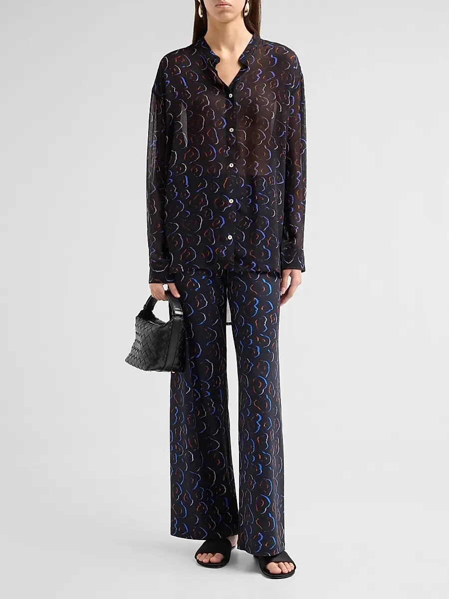 EYWASOULS MALIBU Women's Phoenix Printed Chiffon Blouse | Thumbnail 2 EYWASOULS MALIBU Women's Phoenix Printed Chiffon Blouse | Thumbnail 2