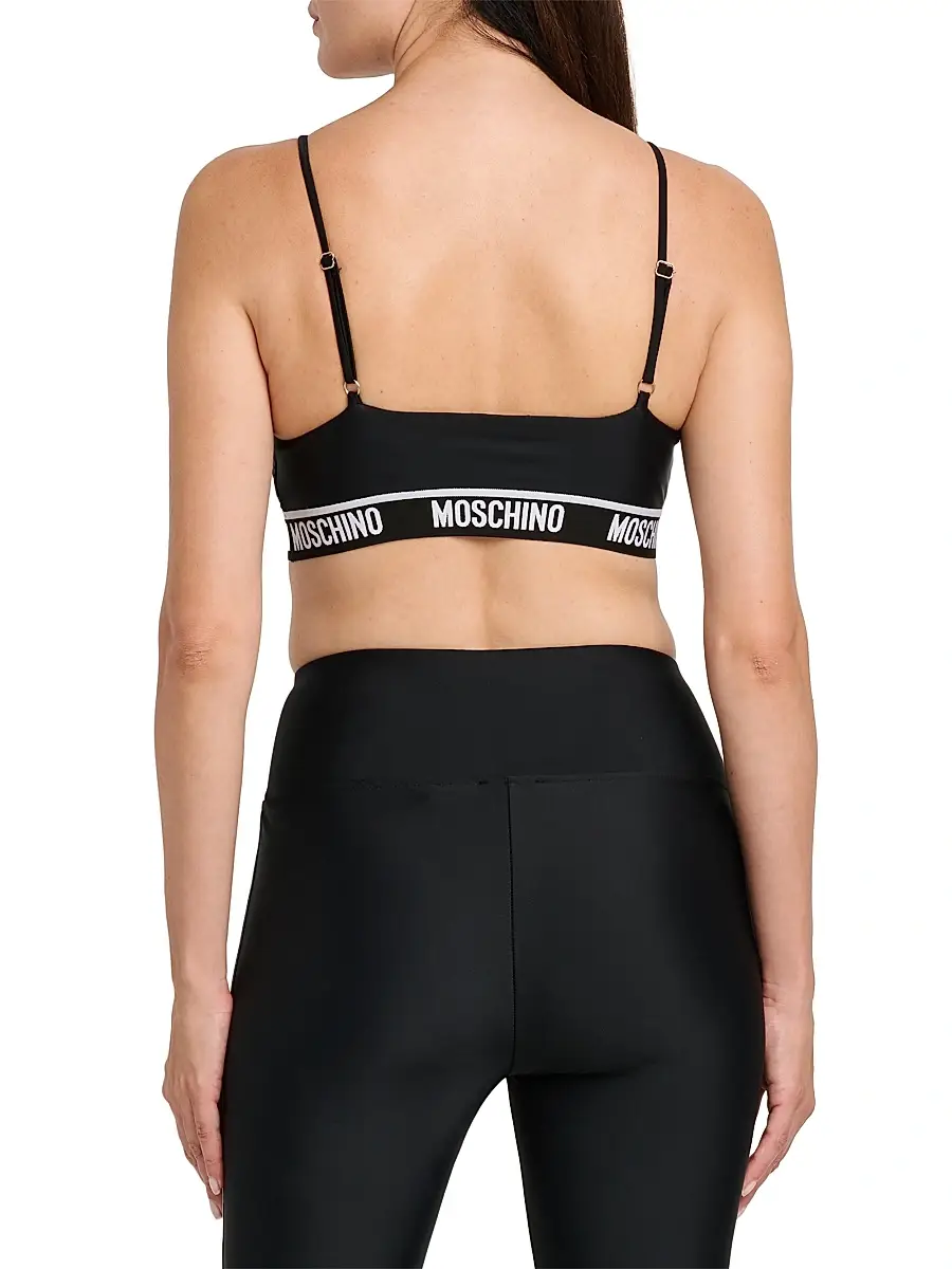 MOSCHINO Women's Logo Sports Bra | Thumbnail 5 MOSCHINO Women's Logo Sports Bra | Thumbnail 5