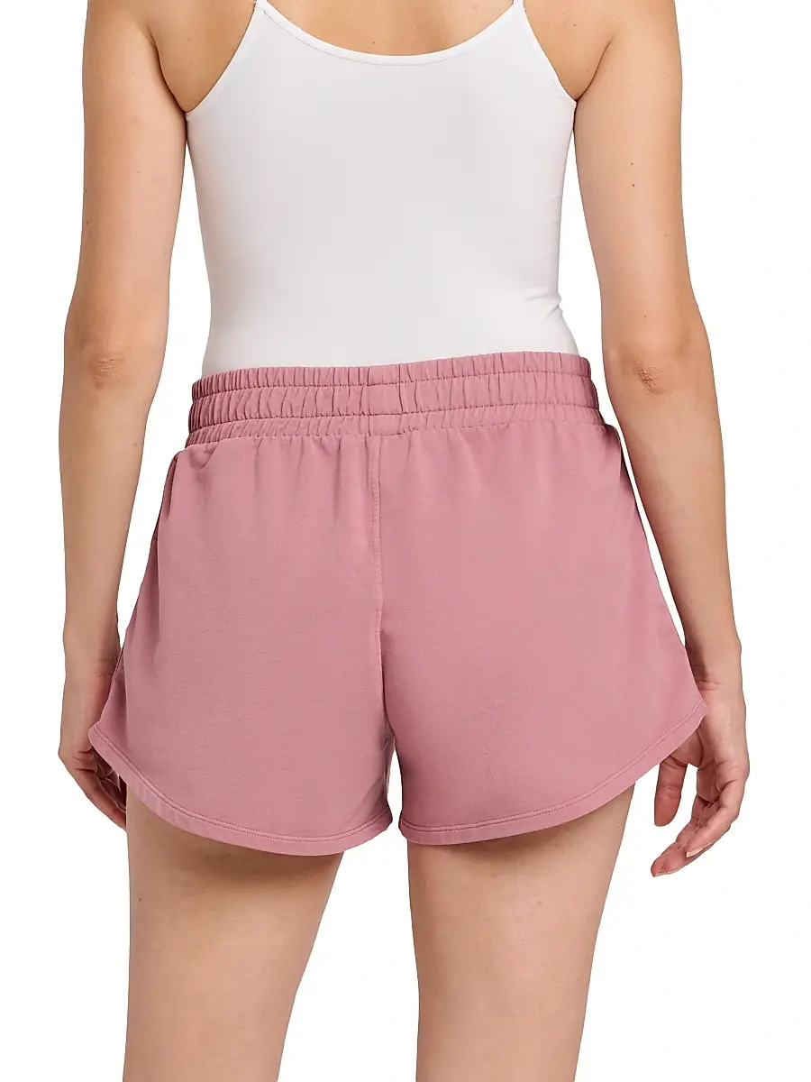 MOSCHINO Women's Logo-Tape Stretch-Cotton Shorts | Thumbnail 5 MOSCHINO Women's Logo-Tape Stretch-Cotton Shorts | Thumbnail 5