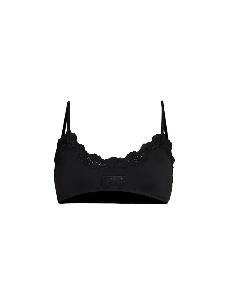 MOSCHINO Women's Lace Bandeau Bra - Black | Image 1 MOSCHINO Women's Lace Bandeau Bra - Black | Image 1