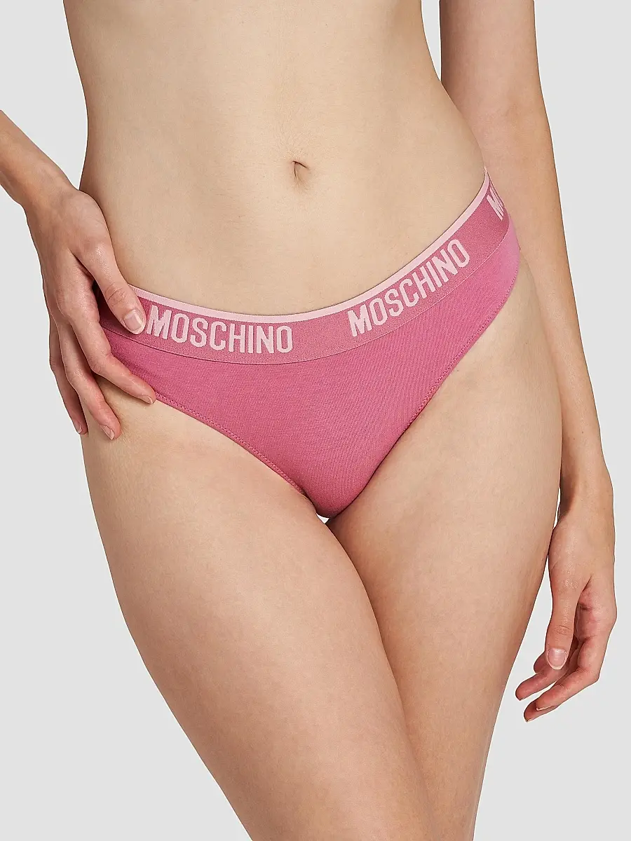 MOSCHINO Women's 2-Pack Logo-Waistband Thong | Thumbnail 5