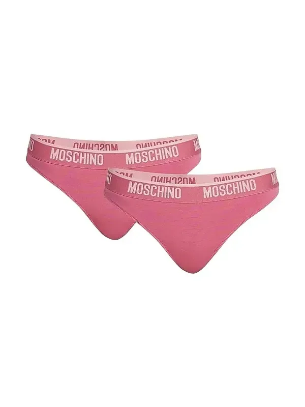 Women's 2-Pack Logo-Waistband Thong Women's 2-Pack Logo-Waistband Thong
