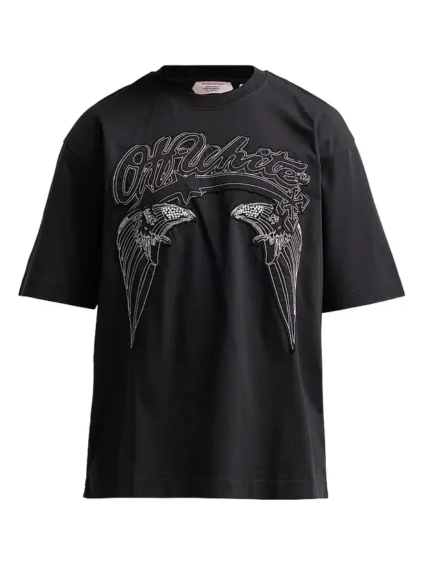 Men's Skyline Skate Cotton Crewneck T-Shirt Men's Skyline Skate Cotton Crewneck T-Shirt