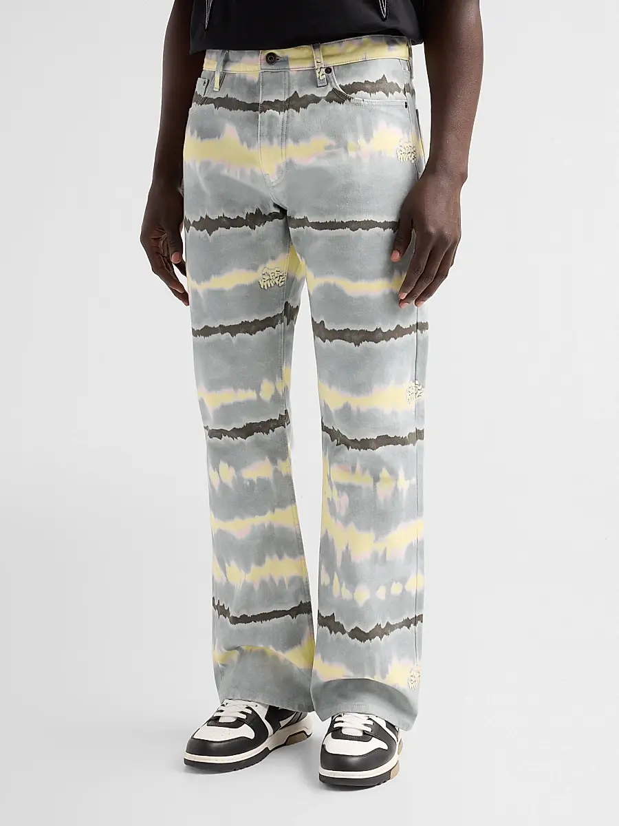 Off-White Men's Tie-Dye Slim Relaxed Jeans | Thumbnail 4 Off-White Men's Tie-Dye Slim Relaxed Jeans | Thumbnail 4