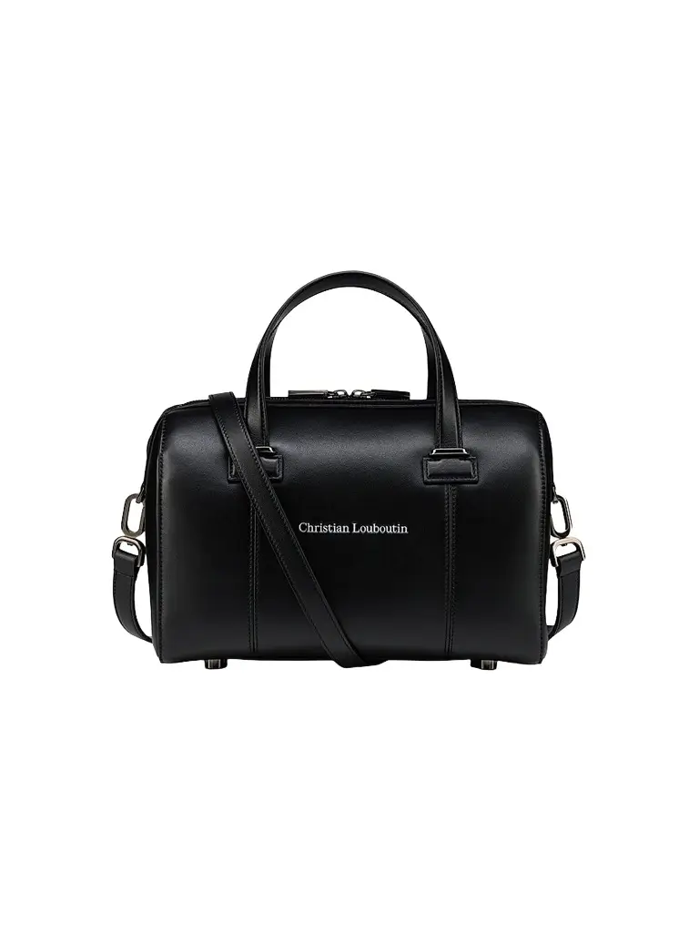 Christian Louboutin Women's Tactical Top Handle Bag - Black | Image 1 Christian Louboutin Women's Tactical Top Handle Bag - Black | Image 1