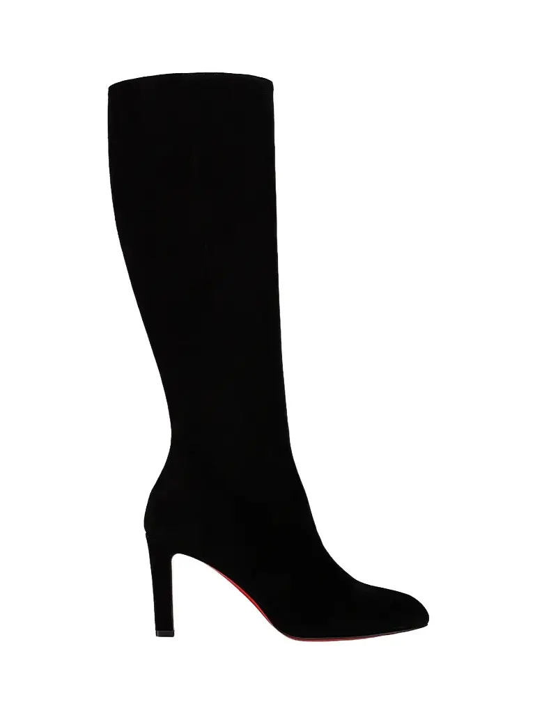 Christian Louboutin Women's Fannylove Tight Botta Knee High Boots - Black | Image 1 Christian Louboutin Women's Fannylove Tight Botta Knee High Boots - Black | Image 1