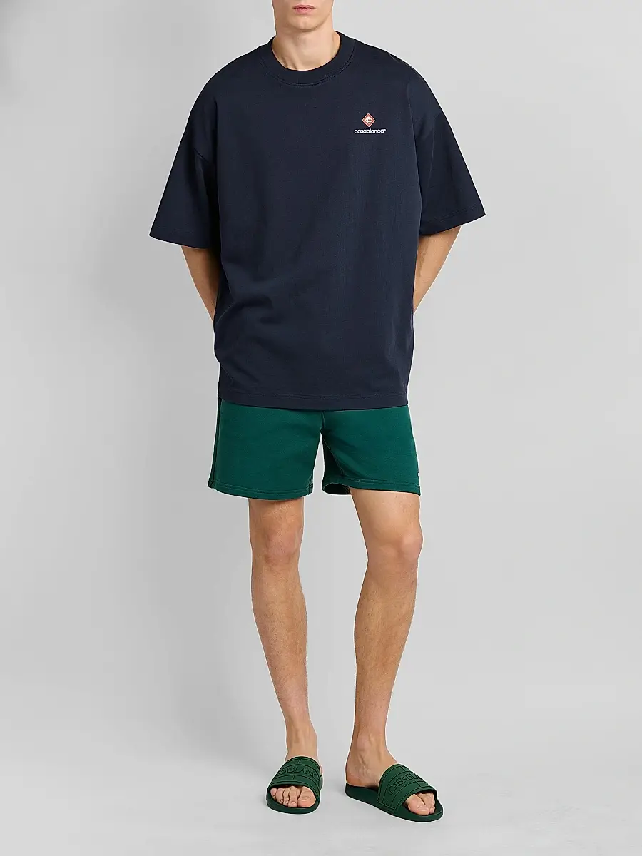 Casablanca Men's Oversized Cotton T-Shirt | Thumbnail 2