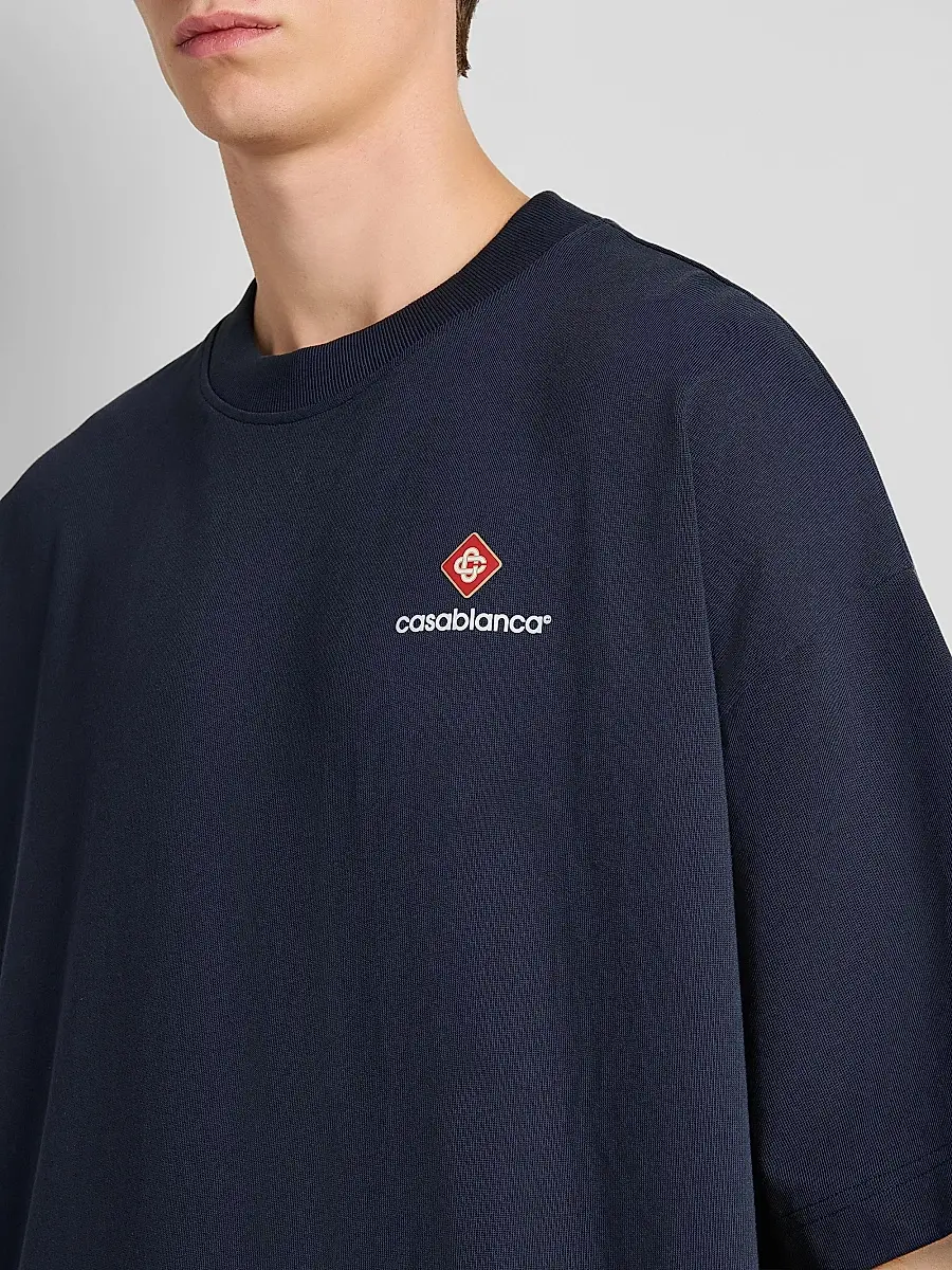 Casablanca Men's Oversized Cotton T-Shirt | Thumbnail 5