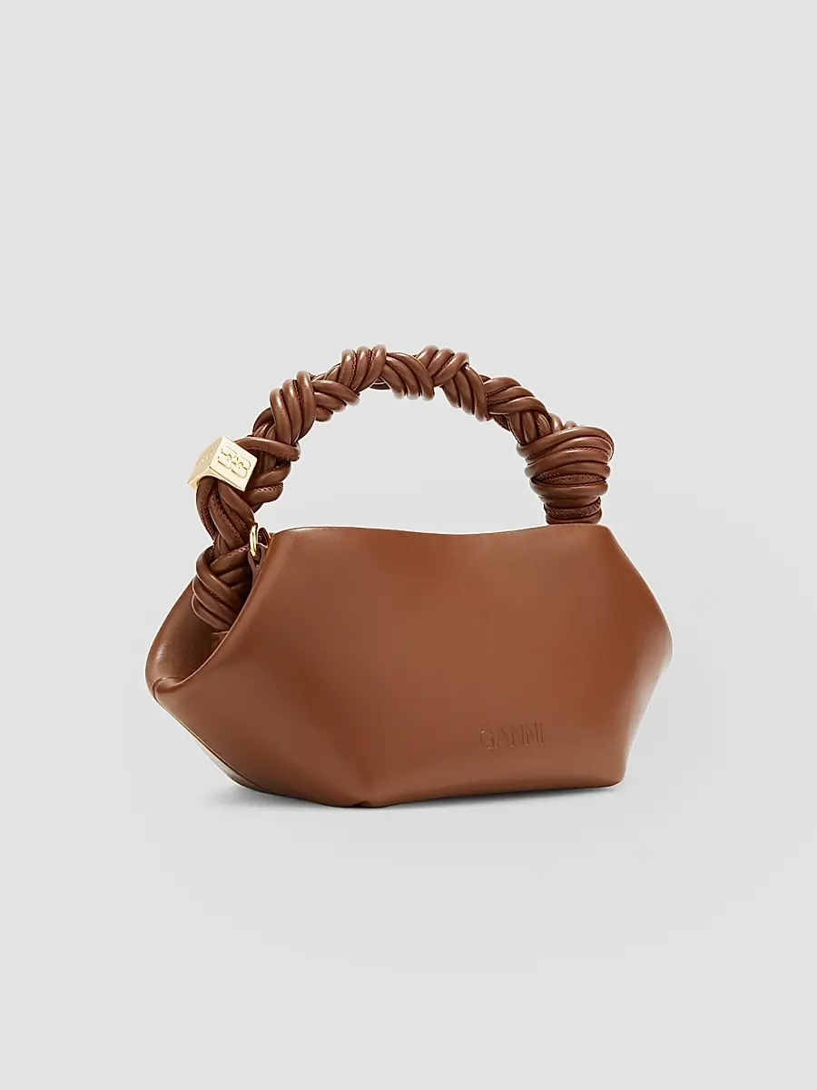Ganni Women's Bou Mini Leather Top Handle Bag | Thumbnail 2 Ganni Women's Bou Mini Leather Top Handle Bag | Thumbnail 2