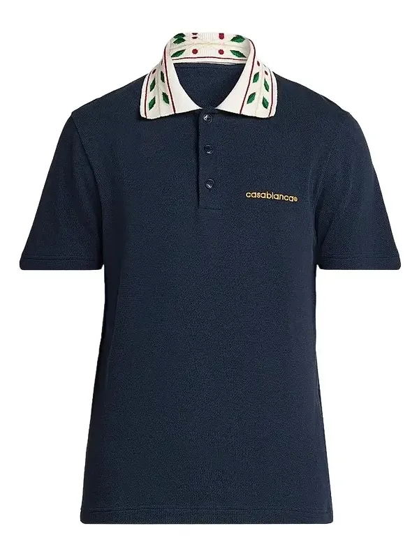 Men's Laurel Cotton Pique Polo Shirt Men's Laurel Cotton Pique Polo Shirt