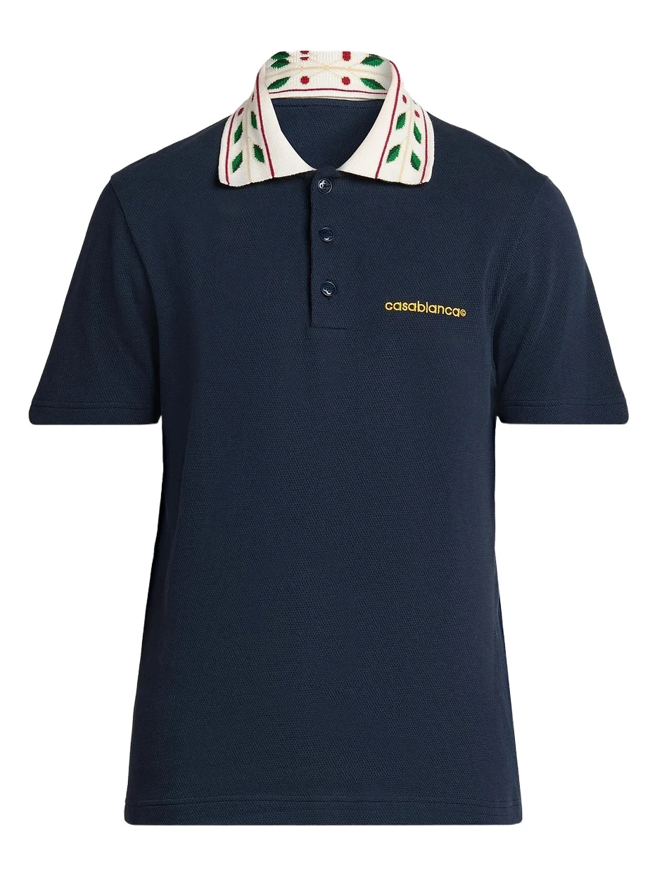Men's Laurel Cotton Pique Polo Shirt Men's Laurel Cotton Pique Polo Shirt