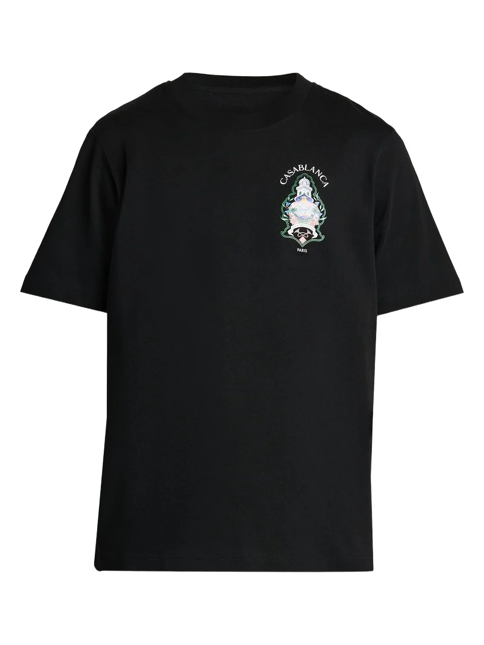 Men's Classic Logo Graphic Cotton Crewneck T-Shirt Men's Classic Logo Graphic Cotton Crewneck T-Shirt