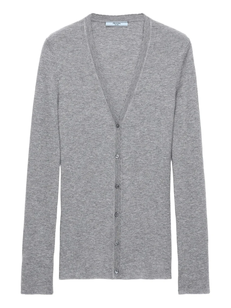 Prada Women's Ribbed Cashmere Cardigan