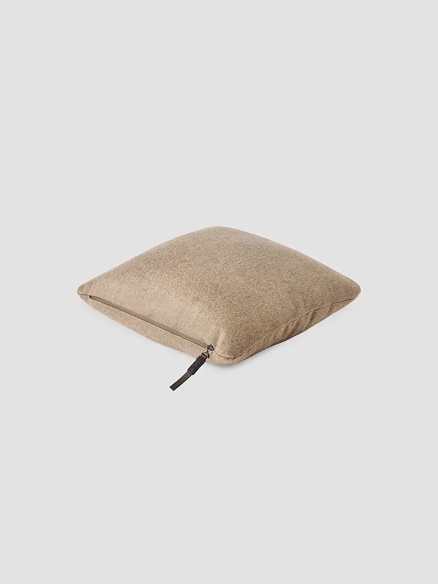 Brunello Cucinelli Double Cashmere Beaver Cloth Cushion with Shiny Zipper Pull | Thumbnail 2 Brunello Cucinelli Double Cashmere Beaver Cloth Cushion with Shiny Zipper Pull | Thumbnail 2