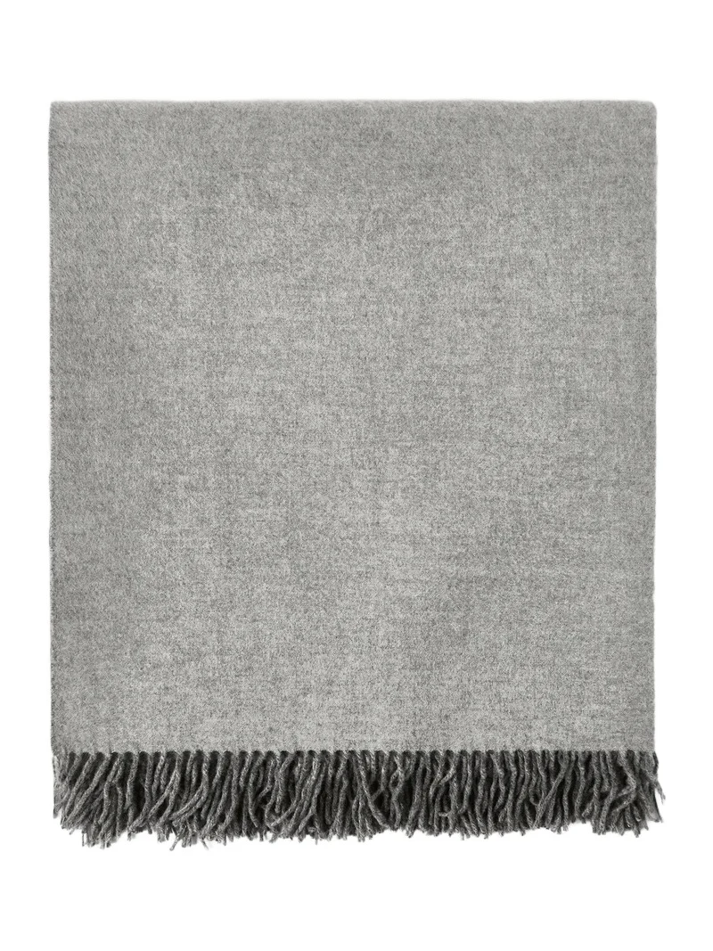 Brunello Cucinelli Two-Tone Cashmere Double Cloth Lightweight Throw