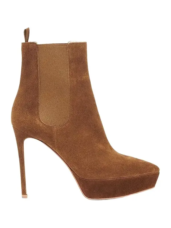 Gianvito Rossi Women's 120MM Pointed-Toe Suede Boots