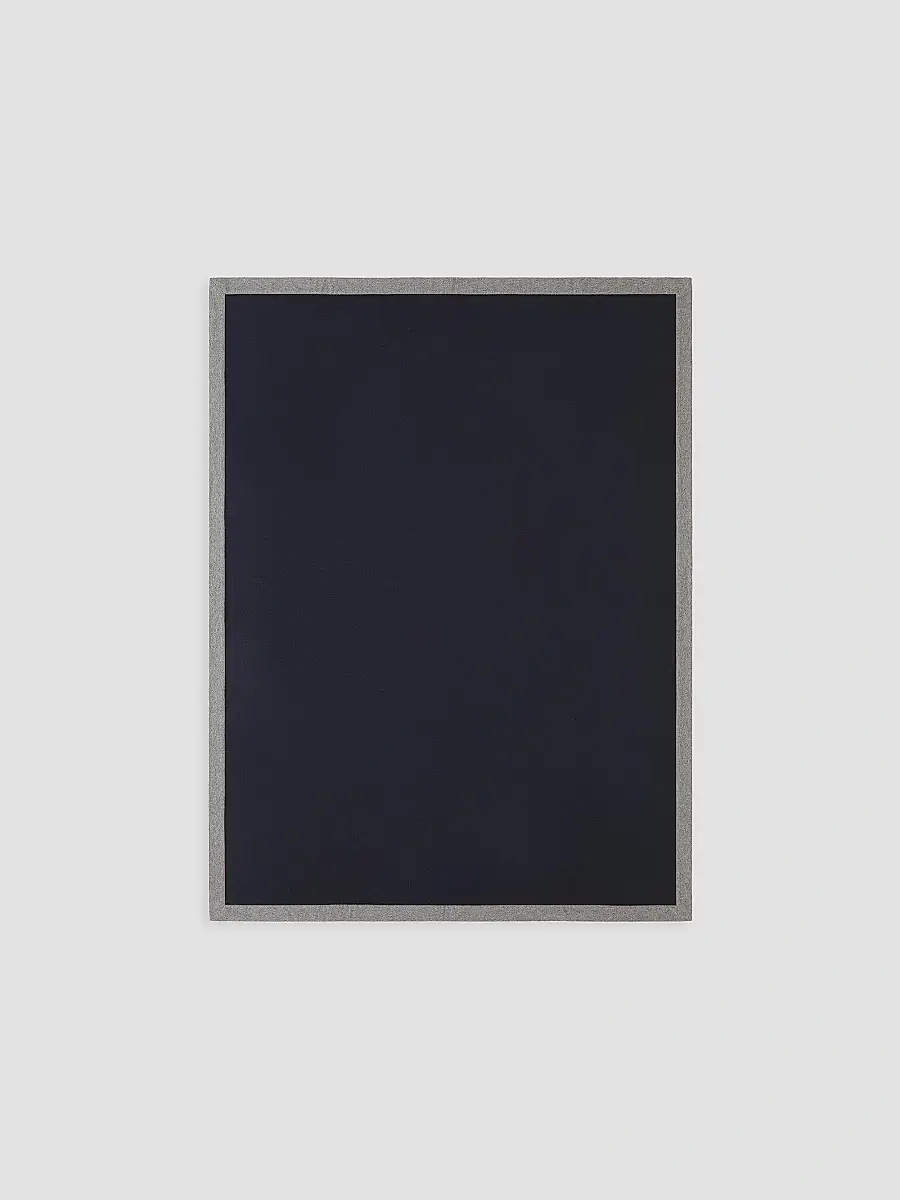 Brunello Cucinelli Cashmere Throw with Contrasting Border - Navy Blue | Thumbnail 2 Brunello Cucinelli Cashmere Throw with Contrasting Border - Navy Blue | Thumbnail 2