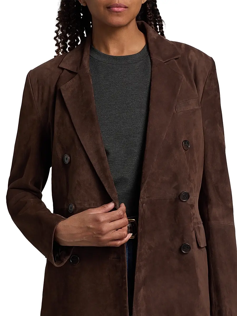 ARMA Women's Safia Suede Jacket | Thumbnail 6