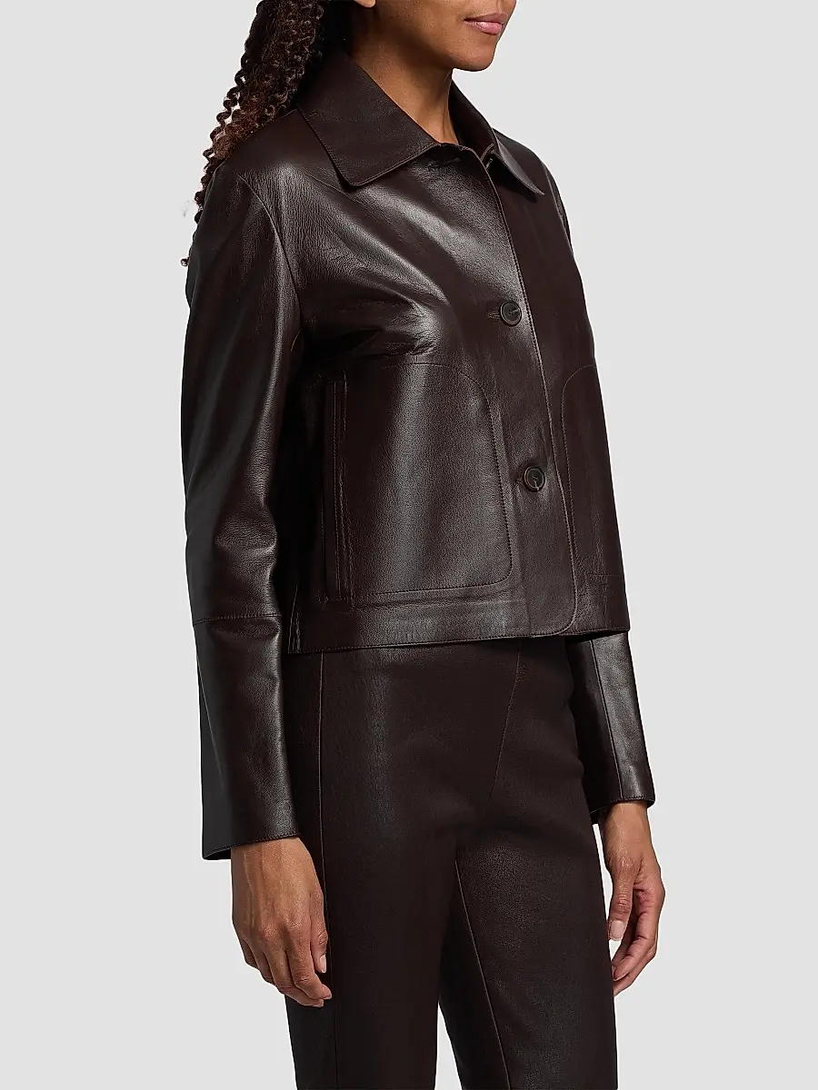 ARMA Women's Emy Leather Jacket | Thumbnail 4 ARMA Women's Emy Leather Jacket | Thumbnail 4