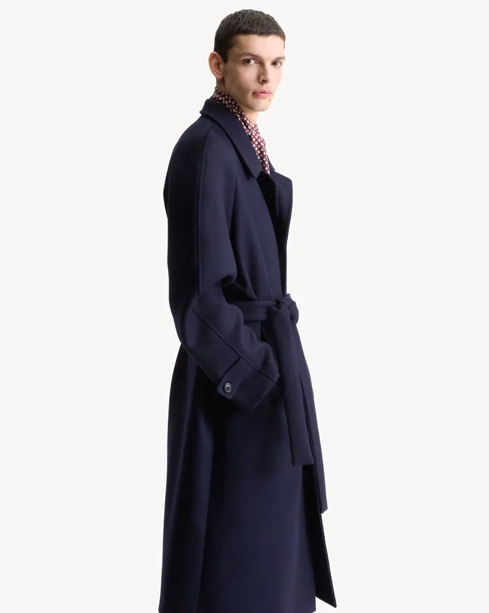Saint Laurent Belted balmacaan in brushed wool gabardine | Thumbnail 5 Saint Laurent Belted balmacaan in brushed wool gabardine | Thumbnail 5