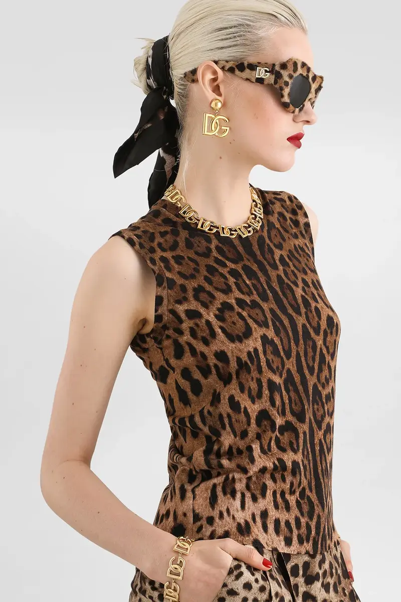 Dolce & Gabbana Knit Tank - Leo Print | Thumbnail 3